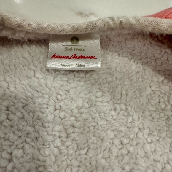 Hanna Andersson Sherpa lined sleep sack 2-6 months - Picture 4 of 7